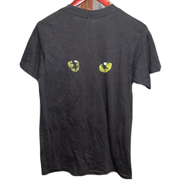 Cats Broadway Musical Vintage 1981 Ched By Anvil Black T-Shirt Tee Size Large - Picture 2 of 5
